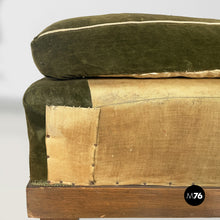 将图片加载到图库查看器，Green velvet daybed, 1930s
