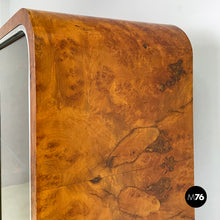 将图片加载到图库查看器，Asymmetrical wooden sideboard with glass display cabinet, 1920s
