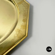 Load image into Gallery viewer, Service plates, centerpieces or trays in brass, 1970s
