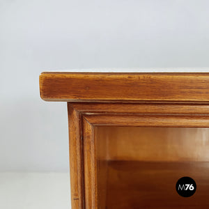 Desk with drawers in wood and formica, 1960s