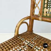 画像をギャラリービューアに読み込む, Outdoor chair  in rattan, early 1900s
