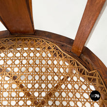 Carica l&#39;immagine nel visualizzatore di Gallery, Tub chair in wood and straw, 1930s
