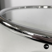 将图片加载到图库查看器，Coffe tables in steel and glass, 1980s
