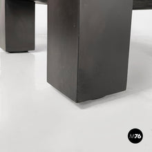 将图片加载到图库查看器，Coffe table in black wood, 1980s
