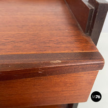 将图片加载到图库查看器，Wooden coffee table with shelves and drawer, 1960s
