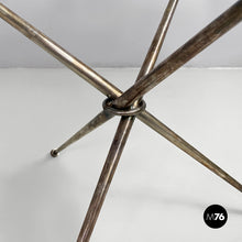 Carica l&#39;immagine nel visualizzatore di Gallery, Coffe table in glass and  burnished metal, 1960s
