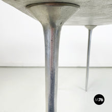 将图片加载到图库查看器，Coffee table in aluminum, 1980-1990s
