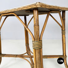 Load image into Gallery viewer, Outdoor dining table in rattan, early 1900s
