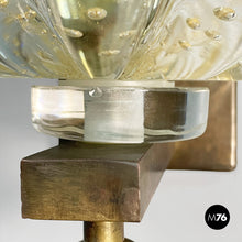 Charger l'image dans la galerie, Italian mid-century modern Murano glass wall lamps by Barovier&amp;Toso, 1950s
