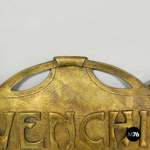 Carica l'immagine nel visualizzatore di Gallery, Venchi brass sign, 1940s
