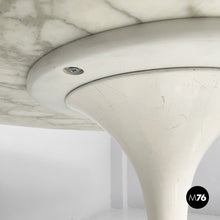 将图片加载到图库查看器，Round dining table Tulip by Eero Saarinen for Knoll, 2000s
