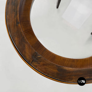 Round wooden coffee table, 1930s