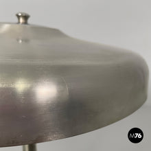 Carica l'immagine nel visualizzatore di Gallery, Table lamp in aluminum and opal glass, 1940s
