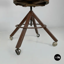 Load image into Gallery viewer, Chair in wood and metal, 1940s
