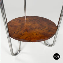 Load image into Gallery viewer, Round wooden coffee table, 1930s
