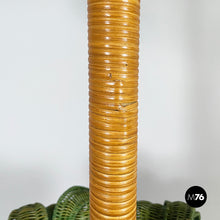 Load image into Gallery viewer, Pineapple floor lamp in wicker, 1970s
