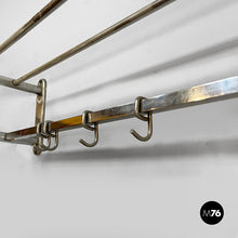 Load image into Gallery viewer, Metal coat hanger with hat rack, 1940s
