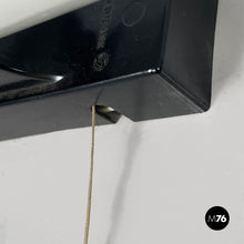 Load image into Gallery viewer, Wall lamp in opaline glass and black Bakelite, 1950s
