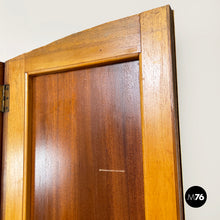 Charger l&#39;image dans la galerie, Wooden wardrobe with mirror, 1950s
