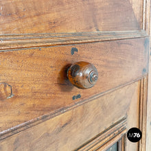 Load image into Gallery viewer, Wooden wardrobe with decorated doors, 1800s
