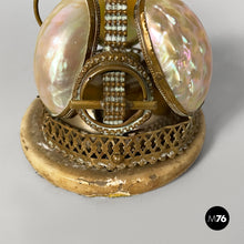 Load image into Gallery viewer, Hotel bell in mother-of-pearl and brass, mid 19th century.
