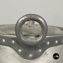 画像をギャラリービューアに読み込む, Aluminum pot with lid, 1930s
