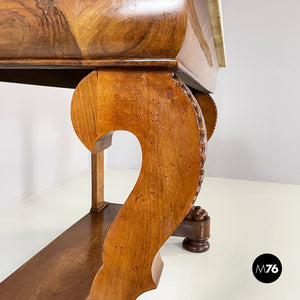 Wall console in marble and wood, early 1800s