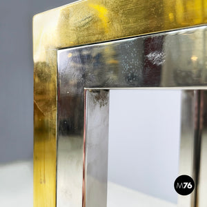 Console in glass, brass and steel by Nanda Vigo, 1970s