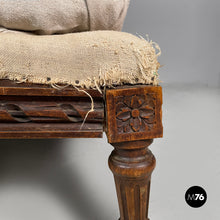 Load image into Gallery viewer, Daybed in fabric and wood, early 1900s
