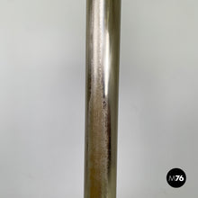 Carica l&#39;immagine nel visualizzatore di Gallery, Floor lamp in burnished metal and white plexiglass, 1970s
