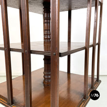 Load image into Gallery viewer, Revolving bookcase in wood, 1920s
