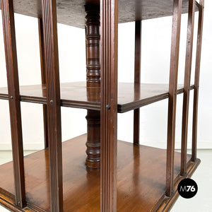 Revolving bookcase in wood, 1920s