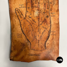 画像をギャラリービューアに読み込む, Leather sheet with hand drawing, 1950-1990s
