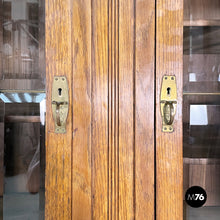 Charger l'image dans la galerie, Sideboard in wood and glass, 1920s
