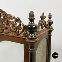 Load image into Gallery viewer, Wooden table or wall cabinet with mirror, 1930s
