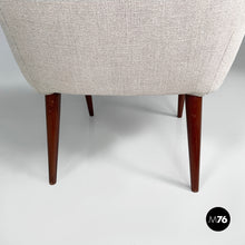 Charger l&#39;image dans la galerie, Armchairs in fabric and wood, 1940s
