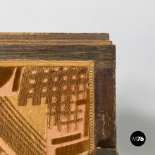 Load image into Gallery viewer, Armchairs in velvet and wood, 1930s
