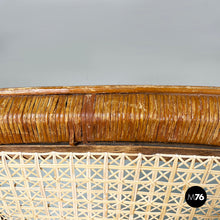 Load image into Gallery viewer, Armchairs in rattan and straw, 1960s
