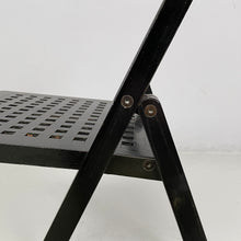 Carica l'immagine nel visualizzatore di Gallery, Black wooden folding chairs, 1980s
