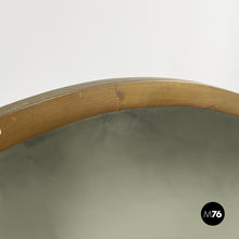 画像をギャラリービューアに読み込む, Adjustable table mirror in brass, glass and wood, 1950s
