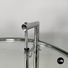 将图片加载到图库查看器，Coffe tables in steel and glass, 1980s
