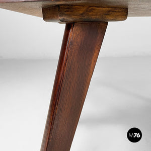 Coffe table in dark wood, 1960s