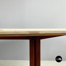 Load image into Gallery viewer, Dining table in mrble, wood and brass, 1960s
