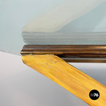 Load image into Gallery viewer, Dining table in wood and glass, 1930s
