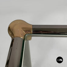 Charger l&#39;image dans la galerie, Coffe tables in metal and glass, 1980s
