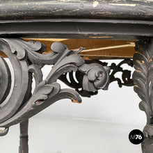Charger l'image dans la galerie, Coffe table in wood and marble, late 1900th
