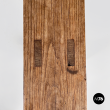 Carica l&#39;immagine nel visualizzatore di Gallery, Narrow solid wood bench, 1930s

