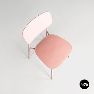 Light pink chairs for Tomasucci, 2000s