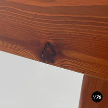 Carica l'immagine nel visualizzatore di Gallery, Solid wood console, 1970s
