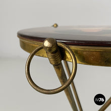 画像をギャラリービューアに読み込む, Coffee table in brass, 1950s
